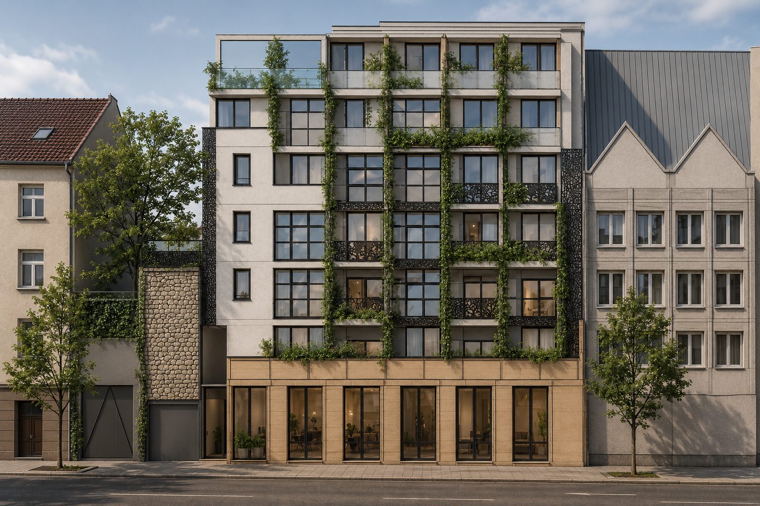 Neubau eines Wohn- und Geschäftshauses in Bad Herrenalb