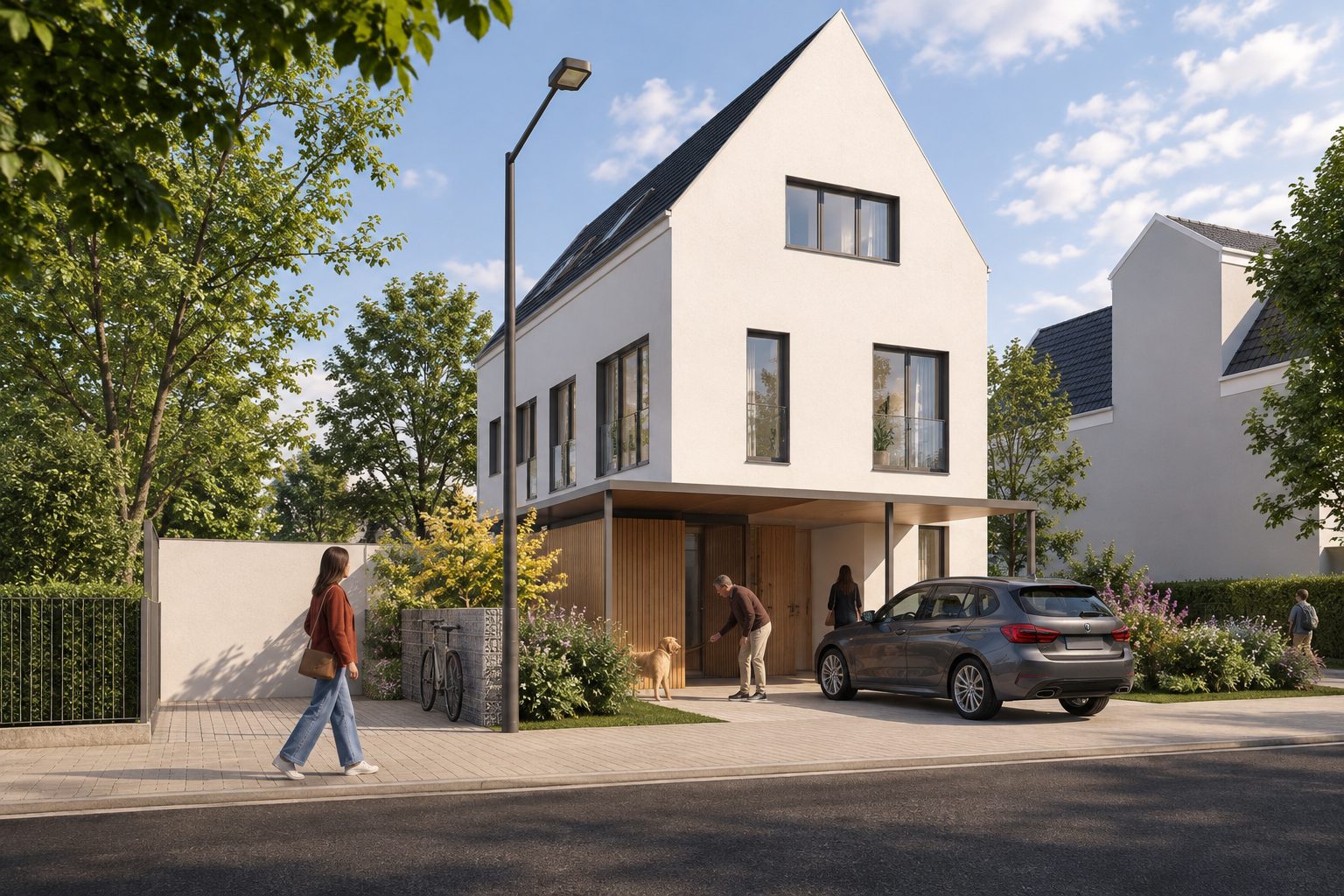Zwei Doppelhaushälften in Karlsruhe-Neureut